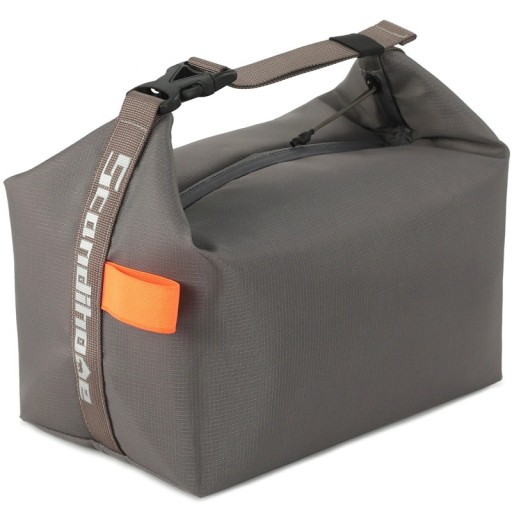Bolsa térmica plegable de 16 x 25 x 22 cm, con cremallera, aislante, portátil, color neutro, para picnic, lonchera, conservación de temperatura.