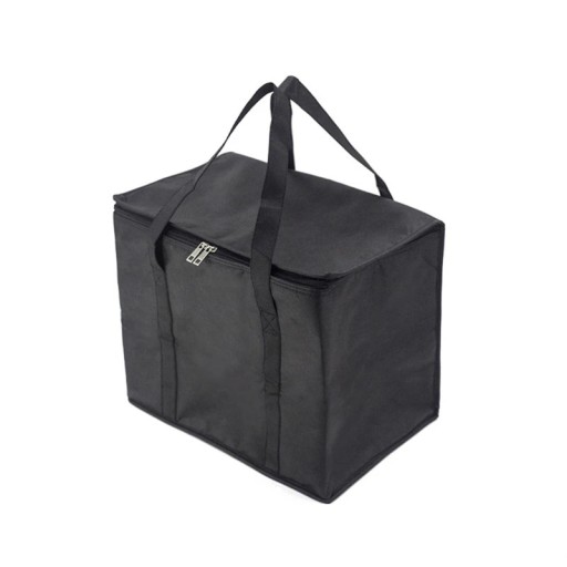 Bolsa térmica plegable de 41 x 26 x 33 cm, portátil, aislante, color neutro, grande, para comida, bebidas, compras, picnic, viajes, coche.