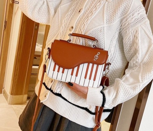 Bolso bandolera de mujer piano