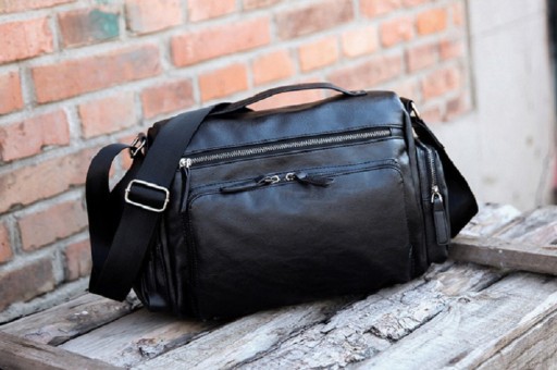 Bolso bandolera de piel para hombre T434