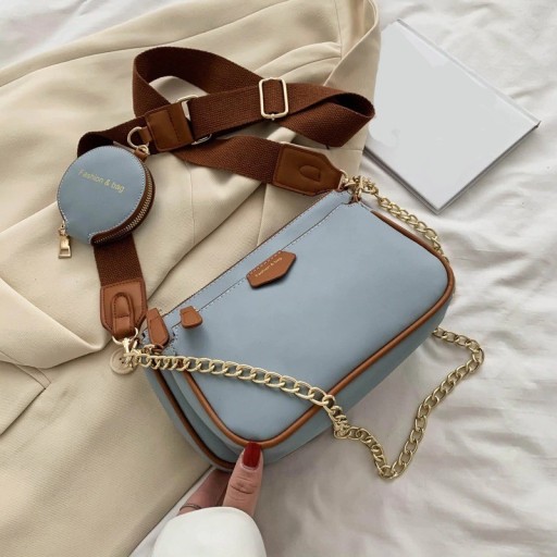 Bolso bandolera de piel para mujer M707