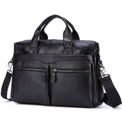Bolso de cuero para portátil para hombre