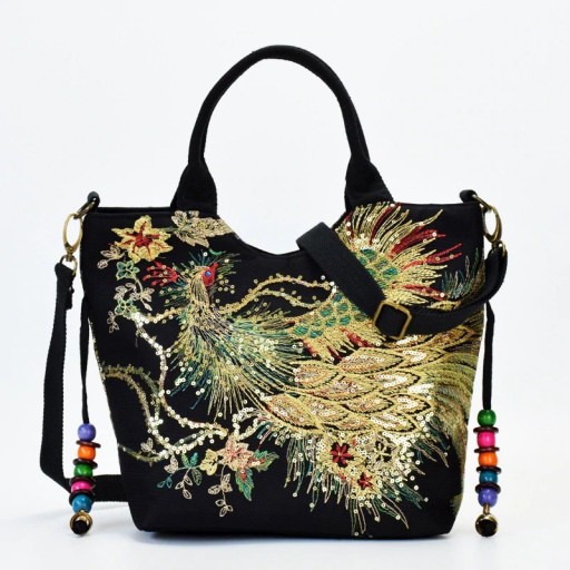 Bolso de hombro étnico para mujer