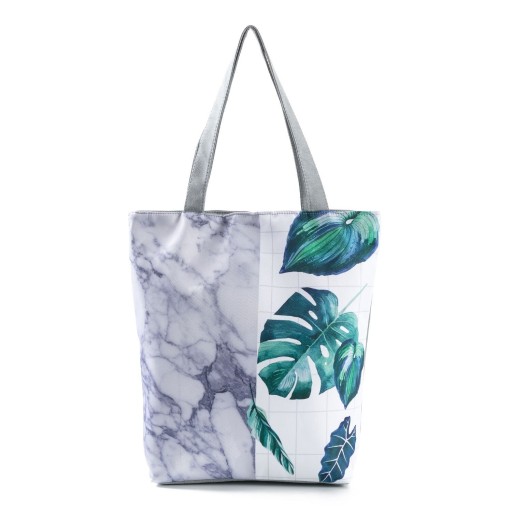 Bolso de lona para mujer Monstera