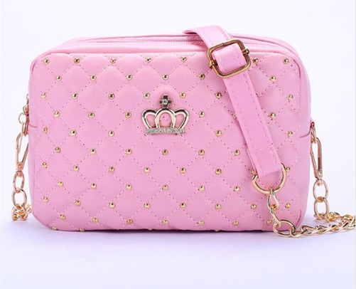 Bolso de mano con estampado elegante para mujer - Rosa
