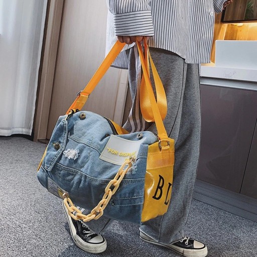 Bolso de mano de mezclilla para mujer M1817