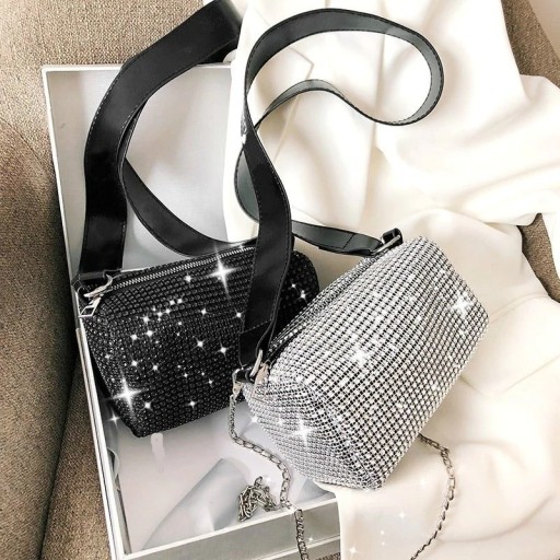 Bolso de mano de mujer con pedrería M1099