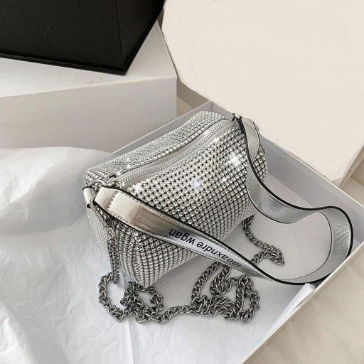 Bolso de mano de mujer con pedrería M1483