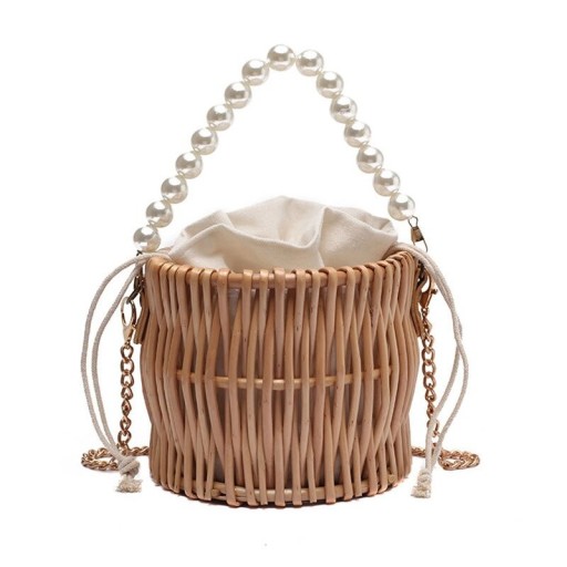 Bolso de mano de paja para mujer M1215