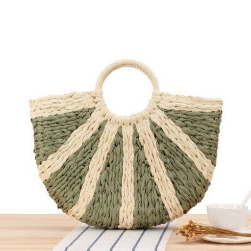 Bolso de mano de paja para mujer M1371