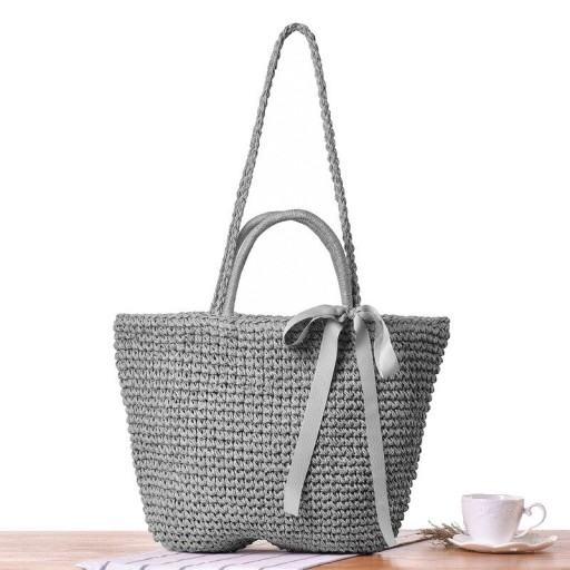 Bolso de mano de paja para mujer M1382