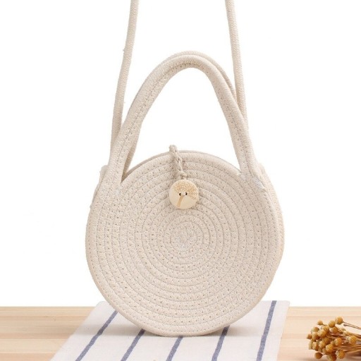 Bolso de mano de paja para mujer M1385