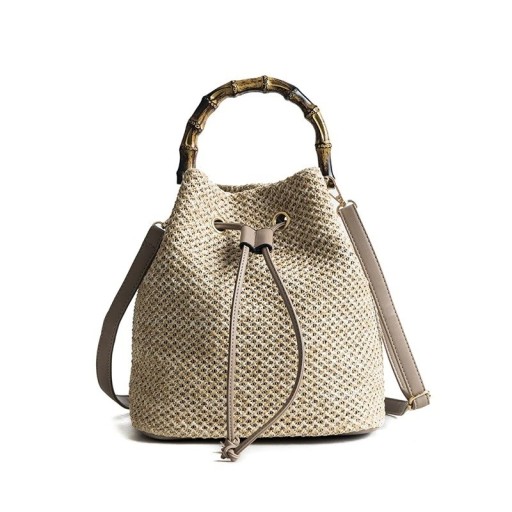 Bolso de mano de paja para mujer M1563