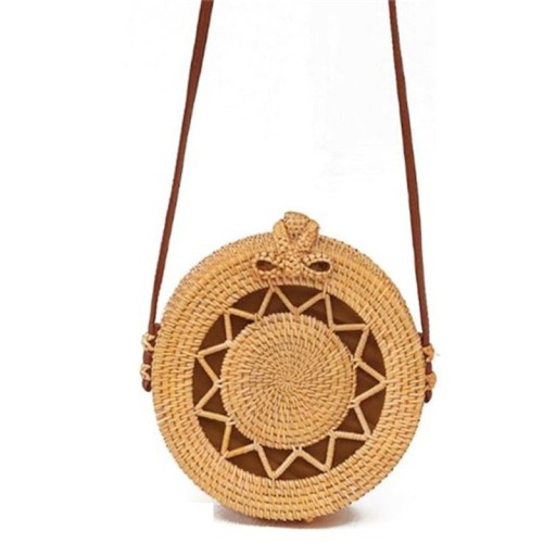 Bolso de mano de paja para mujer M801