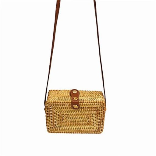 Bolso de mano de paja para mujer M802