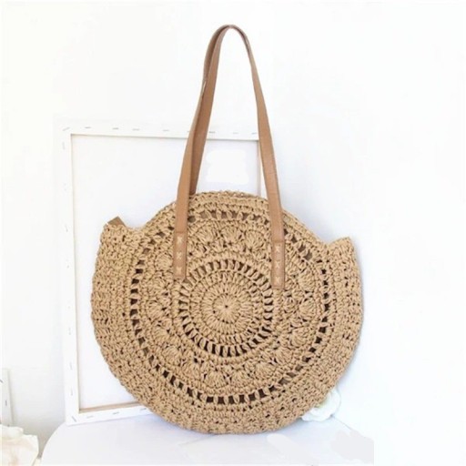 Bolso de mano de paja para mujer M803