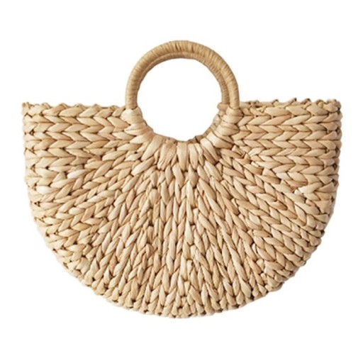 Bolso de mano de paja para mujer M805