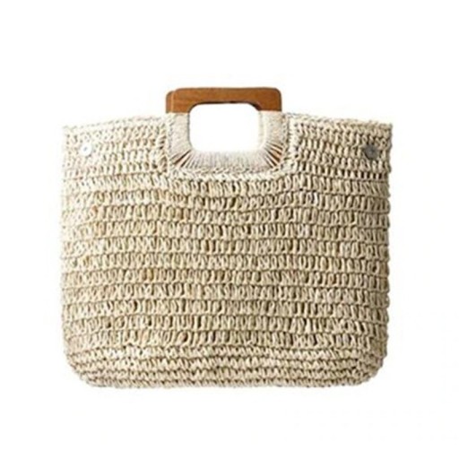 Bolso de mano de paja para mujer M807
