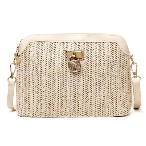 Bolso de mano de paja para mujer M974
