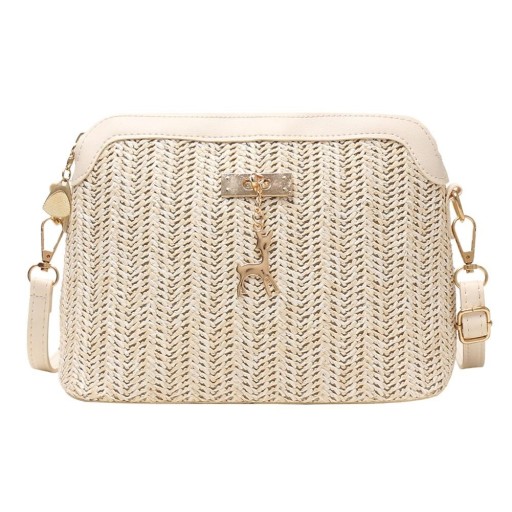 Bolso de mano de paja para mujer M975