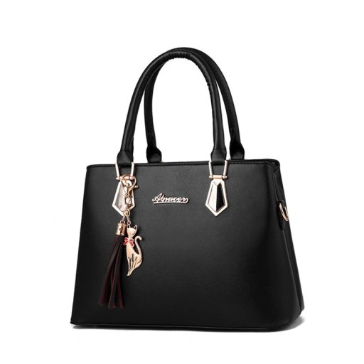 Bolso de mano de piel para mujer, conjunto de 2 piezas