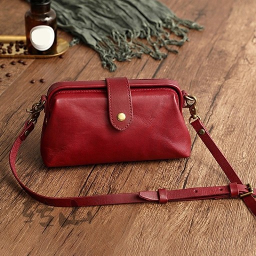 Bolso de mano de piel para mujer M1105
