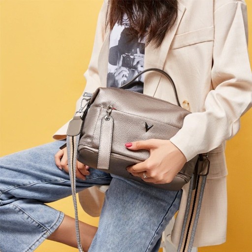 Bolso de mano de piel para mujer M1165