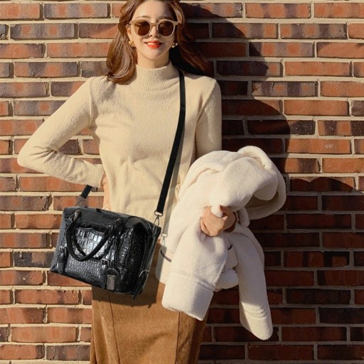 Bolso de mano de piel para mujer M1236