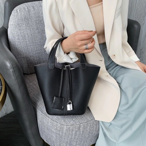 Bolso de mano de piel para mujer M1294
