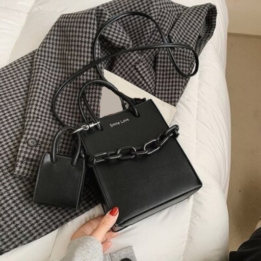 Bolso de mano de piel para mujer M1390