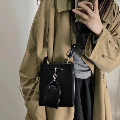 Bolso de mano de piel para mujer M1392