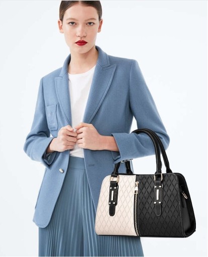 Bolso de mano de piel para mujer M1602