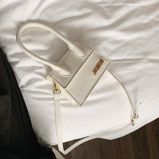 Bolso de mano de piel para mujer, pequeño