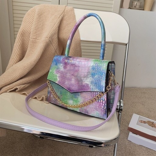 Bolso de mano para mujer con estampado de cocodrilo M1656
