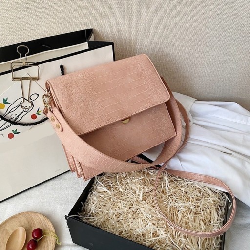 Bolso de mano para mujer con estampado de piel de serpiente M694