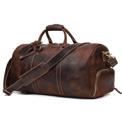 Bolso de viaje de piel para hombre T476