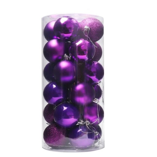 Bombki choinkowe 24 szt. 3 cm