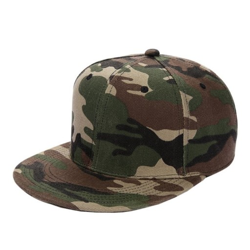 Boné snapback camuflado