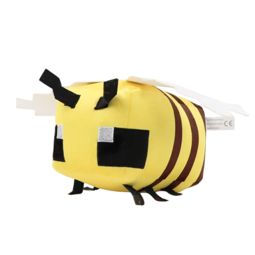 Boneca de peluche abelha 18 cm Brinquedo de peluche macio para crianças Decoração para o quarto Presente original Brinquedo aconchegante para os mais