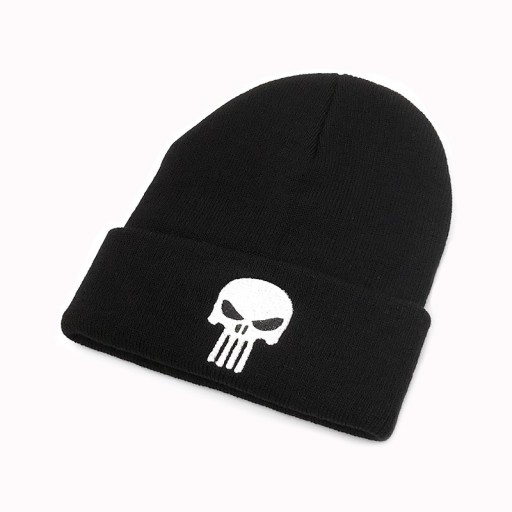 Bonnet d'hiver avec imprimé de skull