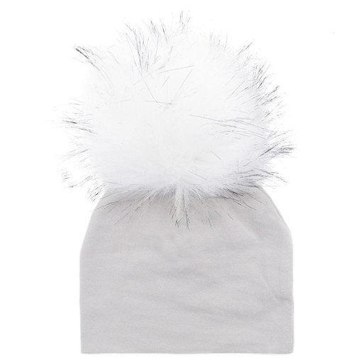Bonnet d'hiver pour enfants avec pompon J3026