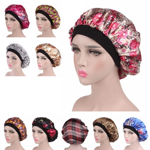 Bonnet de nuit en satin