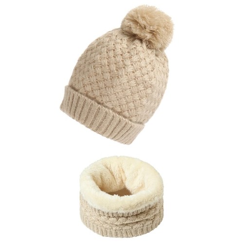 Bonnet et écharpe en tricot pour enfants
