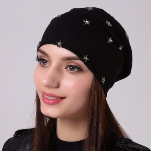Bonnet Femme avec Étoiles