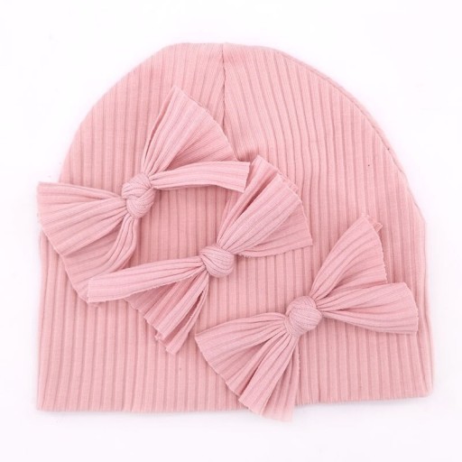 Bonnet pour enfants avec nœuds
