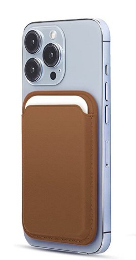 Bőr kártyatartó MagSafe mágnessel iPhone-hoz