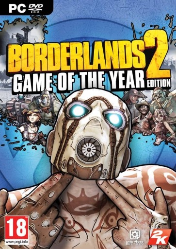 Borderlands 2 Game of the Year Edition Steam CD Nyckel