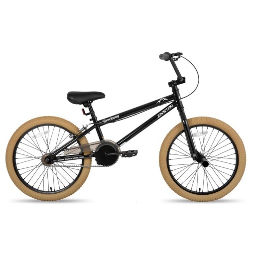 Børne BMX cykel med stigerør og pegs, 24 tommer, stålramme, enkelt gear, til drenge og piger 6–14 år