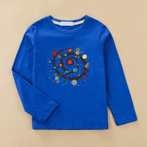 Børne langærmet T-shirt B1599