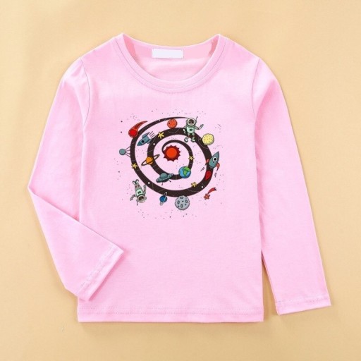 Børne langærmet T-shirt B1599